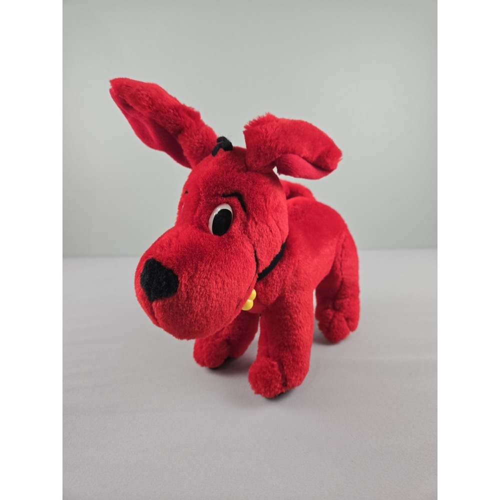 Vintage Clifford The Big Red Dog Plush 2000 Scholastic Stuffed Animal 11"  Toy
